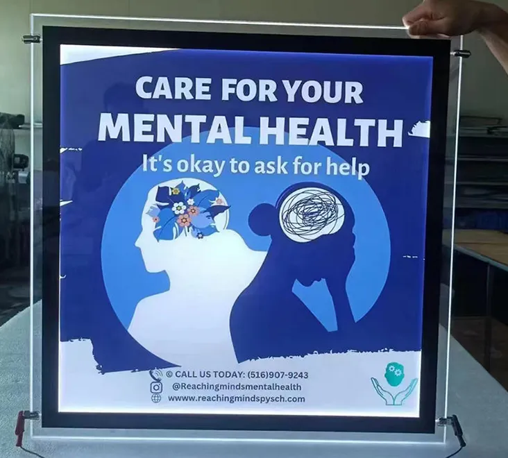 LED Crystal Light Box