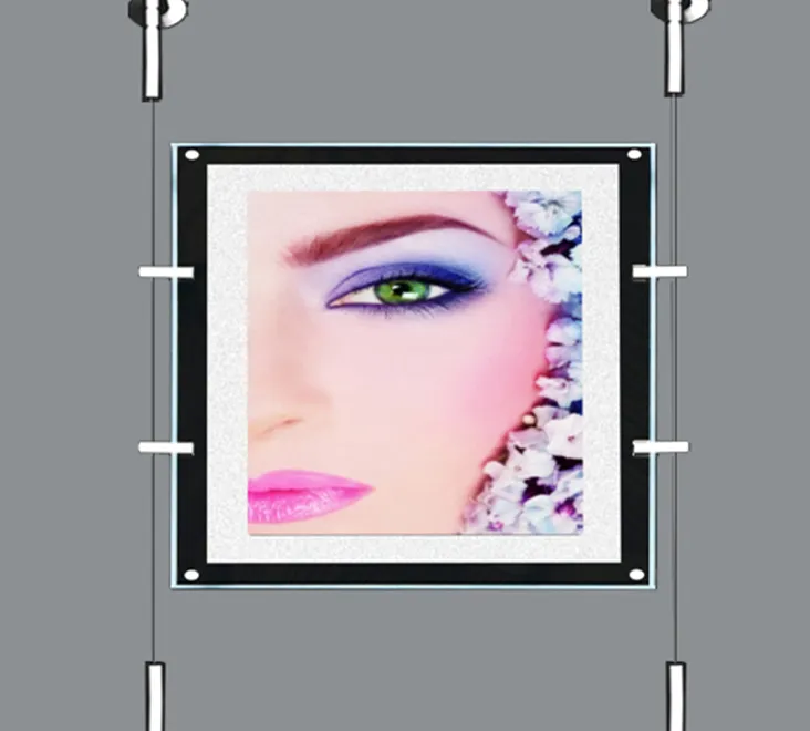 Led Double-sided Crystal Slim Light Box