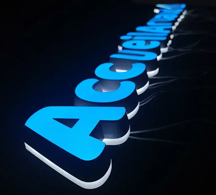 LED Frontlit & Backlit Channel Letters - HC Signs