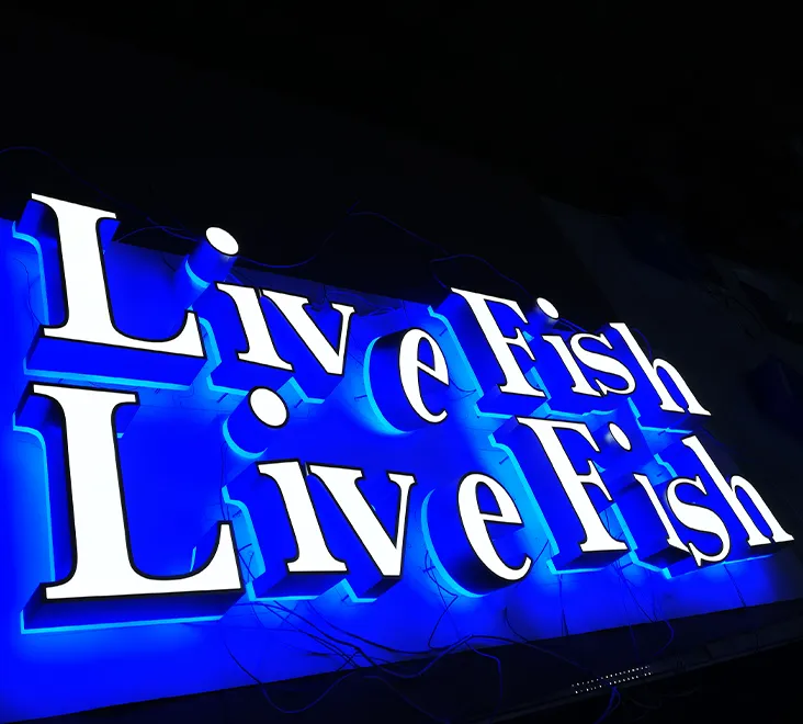 LED Frontlit & Backlit Channel Letters - HC Signs