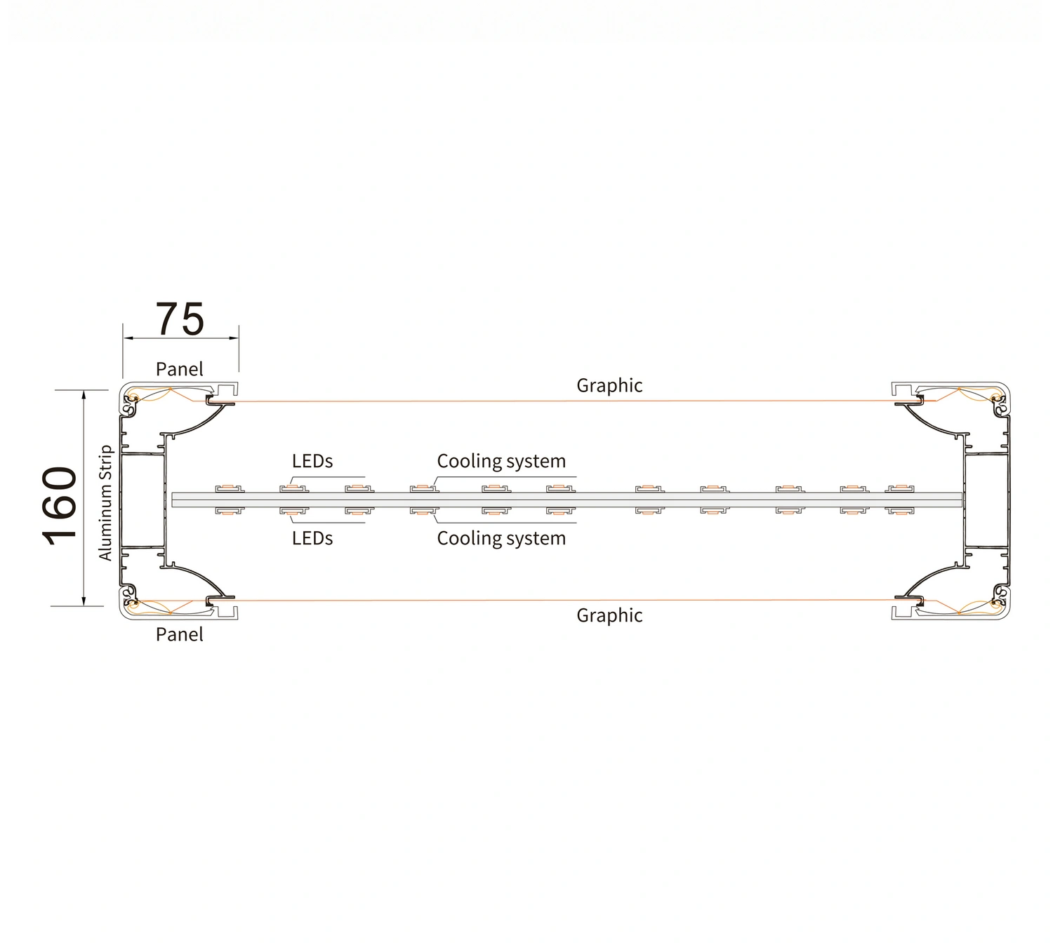 Structure-LED Snap-on Fabric Light Box-16075