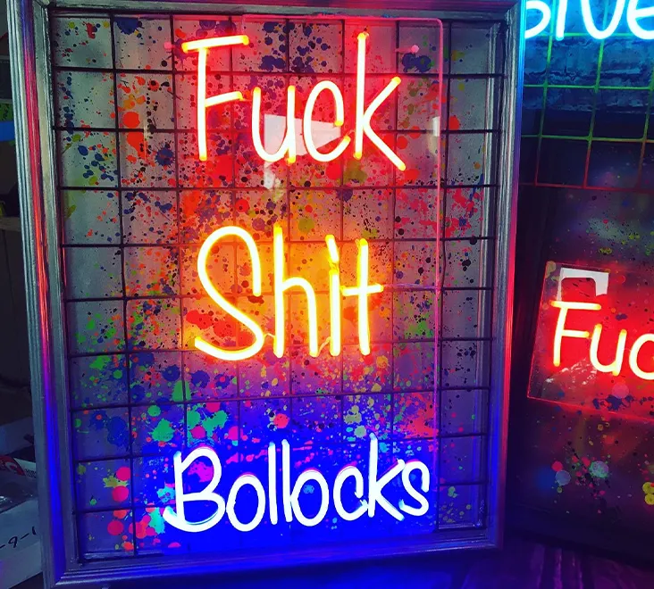 Split Neon Sign | Modular Neon Sign - HC Signs